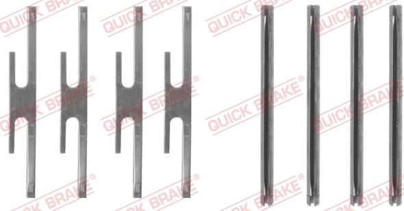 QUICK BRAKE 1091072 - Zestaw montażowy klocka hamulcowego