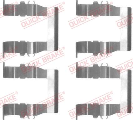QUICK BRAKE 1091194 — Zestaw akcesoriów, klocki hamulcowe