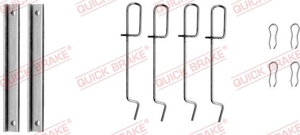 QUICK BRAKE 1091151 — Zestaw akcesoriów, klocki hamulcowe