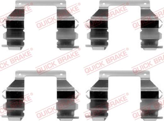 QUICK BRAKE 1091103 - Zestaw montażowy klocka hamulcowego