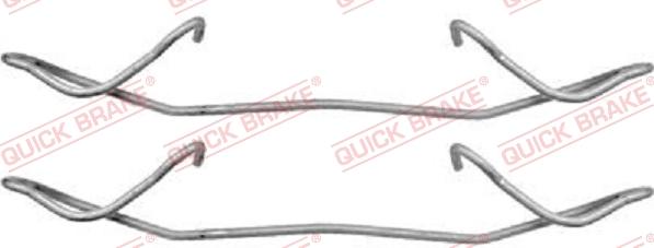 QUICK BRAKE 1091180 — Zestaw akcesoriów, klocki hamulcowe