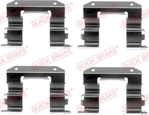 QUICK BRAKE 1091182 — Zestaw akcesoriów, klocki hamulcowe