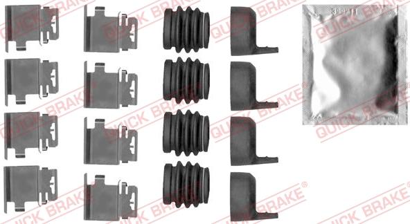 QUICK BRAKE 1091890 — Zestaw akcesoriów, klocki hamulcowe