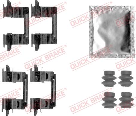 QUICK BRAKE 1091841 - Zestaw montażowy klocka hamulcowego
