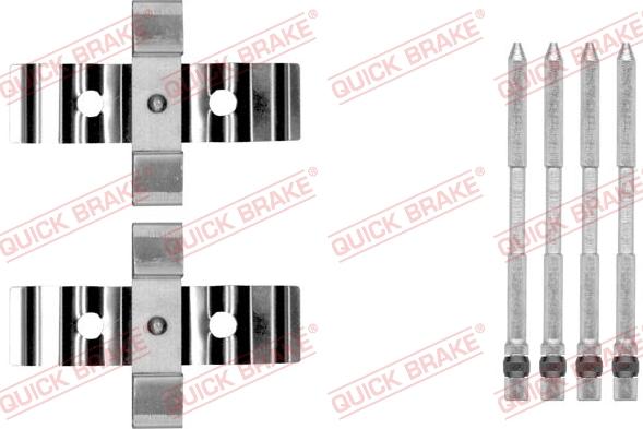 QUICK BRAKE 1091848 — Zestaw akcesoriów, klocki hamulcowe