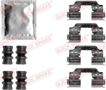 QUICK BRAKE 1091858 - Zestaw montażowy klocka hamulcowego