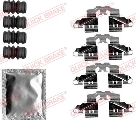 QUICK BRAKE 1091808 — Zestaw akcesoriów, klocki hamulcowe