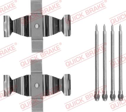 QUICK BRAKE 1091803 - Zestaw montażowy klocka hamulcowego