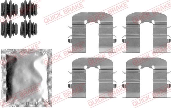 QUICK BRAKE 1091814 — Zestaw akcesoriów, klocki hamulcowe