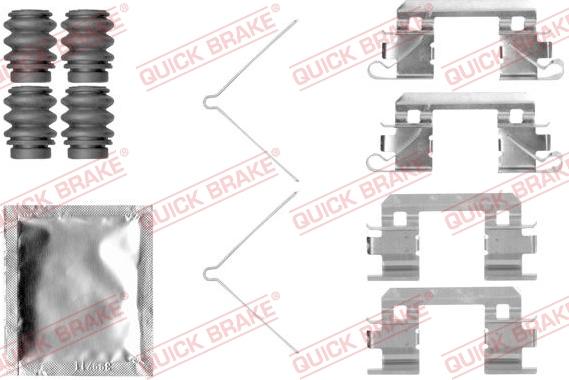 QUICK BRAKE 1091811 - ZESTAW INSTAL.KLOCKOW HAM.-P-JAZZ 08-