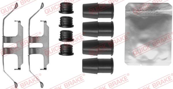 QUICK BRAKE 1091884 - ZESTAW INST. KLOCKÓW HAM. BMW T. 1-3-4 1.6-3.0 10-
