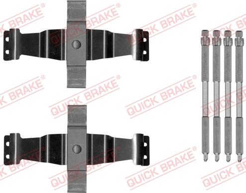 QUICK BRAKE 1091886 — Zestaw akcesoriów, klocki hamulcowe