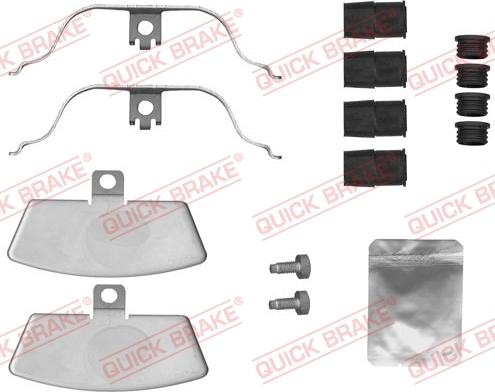 QUICK BRAKE 1091880 - ZESTAW INST. KLOCKÓW HAM. AUDI P. A6-A7-A8 2.0-4.2 TDI 10-