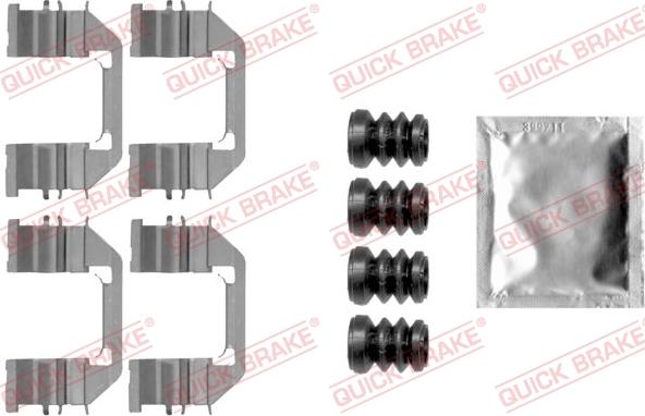 QUICK BRAKE 1091888 - ZESTAW INSTAL.KLOCKOW HAM.AVEO 1.2 11-