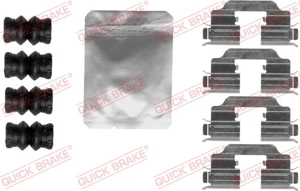QUICK BRAKE 1091832 — Zestaw akcesoriów, klocki hamulcowe