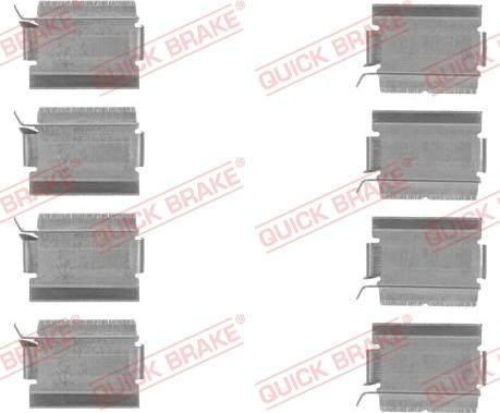 QUICK BRAKE 1091820 — Zestaw akcesoriów, klocki hamulcowe