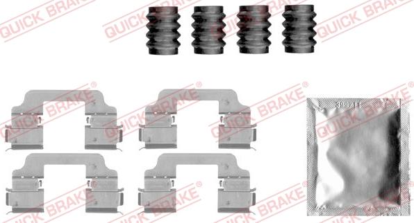 QUICK BRAKE 1091828 — Zestaw akcesoriów, klocki hamulcowe