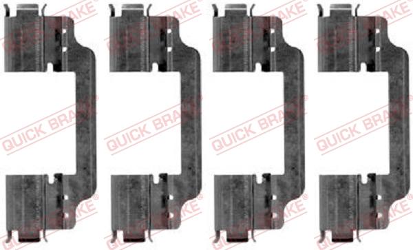 QUICK BRAKE 109-1871 - ZESTAW INST. KLOCKÓW HAM. DB T. SL R231 5.5 AMG 12-