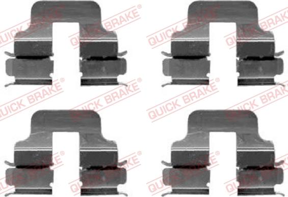 QUICK BRAKE 1091247 — Zestaw akcesoriów, klocki hamulcowe