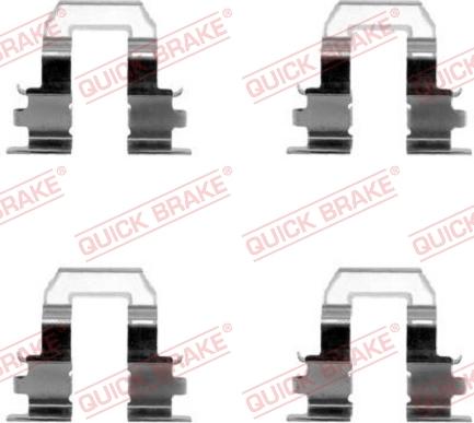 QUICK BRAKE 1091255 — Zestaw akcesoriów, klocki hamulcowe