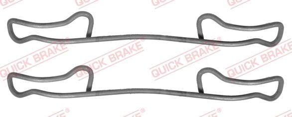 QUICK BRAKE 1091200 — Zestaw akcesoriów, klocki hamulcowe