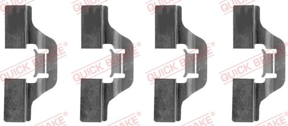 QUICK BRAKE 1091211 - Zestaw montażowy klocka hamulcowego