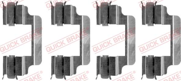 QUICK BRAKE 1091231 — Zestaw akcesoriów, klocki hamulcowe