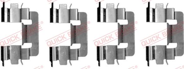 QUICK BRAKE 1091229 — Zestaw akcesoriów, klocki hamulcowe