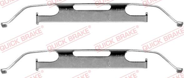 QUICK BRAKE 1091223 — Zestaw akcesoriów, klocki hamulcowe
