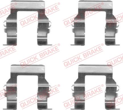 QUICK BRAKE 1091279 - Zestaw montażowy klocka hamulcowego