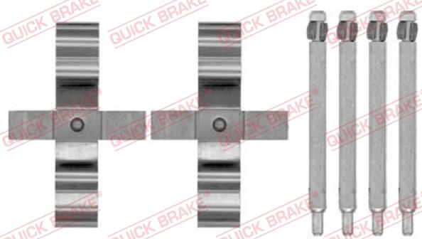 QUICK BRAKE 1091794 - Zestaw montażowy klocka hamulcowego