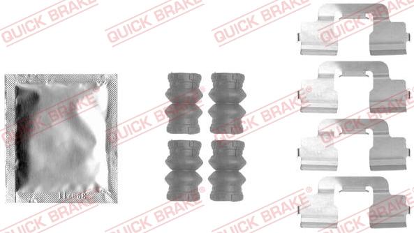 QUICK BRAKE 1091797 — Zestaw akcesoriów, klocki hamulcowe