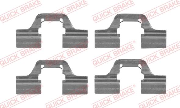 QUICK BRAKE 1091749 - ZESTAW INST. KLOCKÓW HAM. RENAULT T. CLIO-MEGANE-MODUS-SCENIC 00-