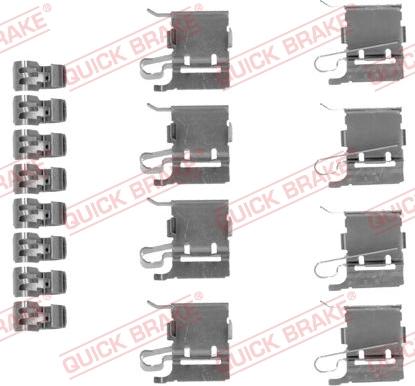 QUICK BRAKE 1091748 — Zestaw akcesoriów, klocki hamulcowe