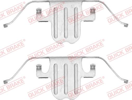 QUICK BRAKE 1091751 - Zestaw montażowy klocka hamulcowego
