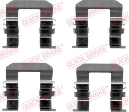 QUICK BRAKE 1091704 — Zestaw akcesoriów, klocki hamulcowe