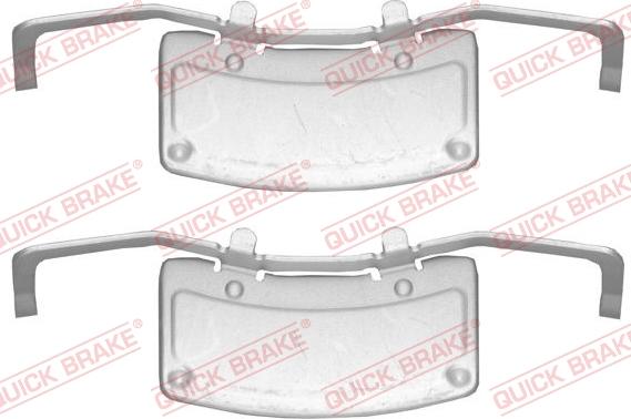QUICK BRAKE 1091706 — Zestaw akcesoriów, klocki hamulcowe