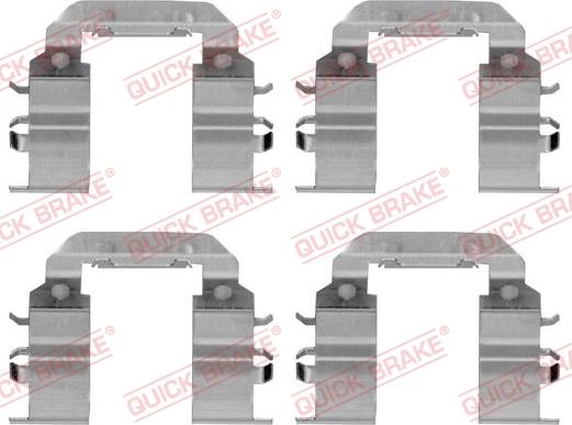 QUICK BRAKE 1091782 - Zestaw montażowy klocka hamulcowego