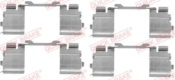 QUICK BRAKE 1091730 — Zestaw akcesoriów, klocki hamulcowe