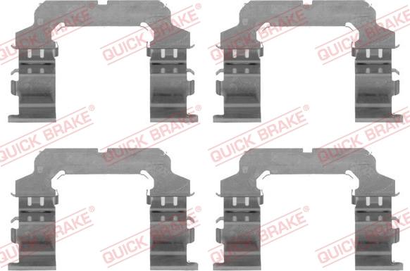 QUICK BRAKE 1091738 - ZESTAW INST. KLOCKÓW HAM. NISSAN P. PATROL 97-