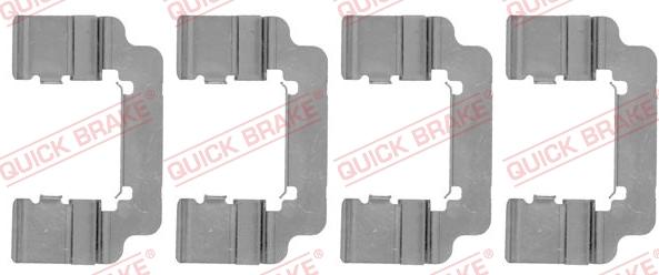 QUICK BRAKE 1091777 - Zestaw montażowy klocka hamulcowego