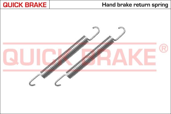 QUICK BRAKE 105-0480 - Zestaw montażowy szczęk hamulcowych