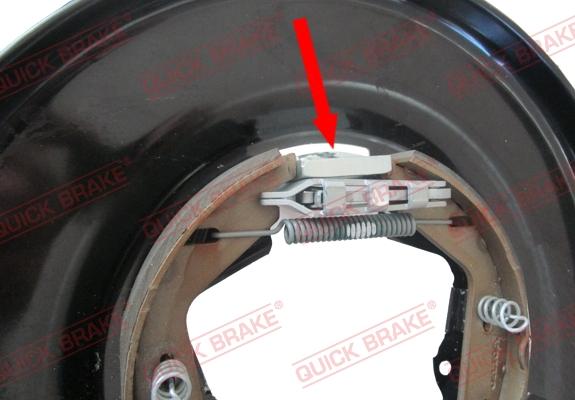 QUICK BRAKE 105-0481 - SPRĘŻYNY SZCZĘK HAM. VOLVO C70- S60- S70- S80- V70 II- XC70 98-