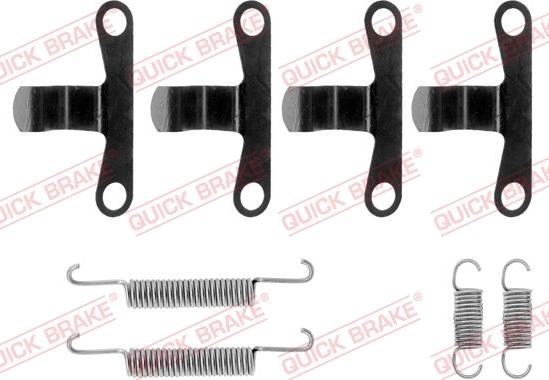 QUICK BRAKE 1050594 — Zestaw akcesoriów, szczęki hamulcowe hamulca postojowego