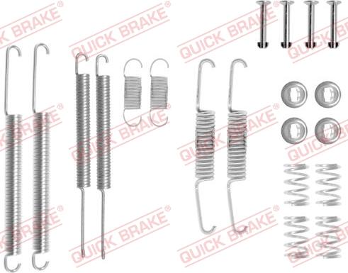 QUICK BRAKE 1050598 — Zestaw dodatków, szczęki hamulcowe