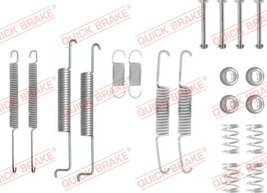 QUICK BRAKE 1050597 — Zestaw dodatków, szczęki hamulcowe