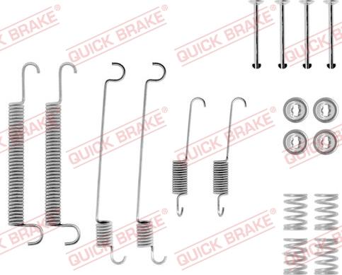 QUICK BRAKE 1050547 — Zestaw dodatków, szczęki hamulcowe