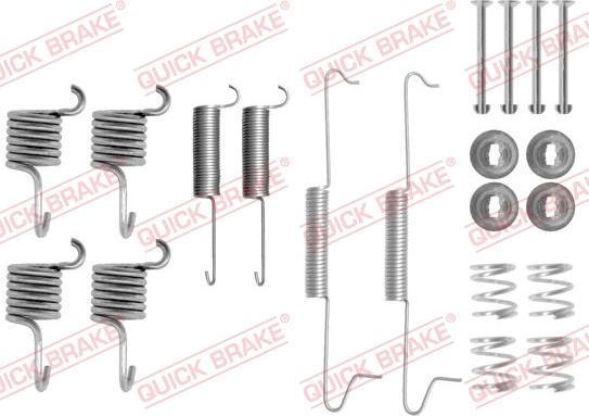 QUICK BRAKE 1050649 - SPRĘŻYNY SZCZĘK HAM. VW LT 28-35-40-55 82-96