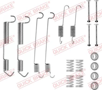 QUICK BRAKE 1050646 — Zestaw dodatków, szczęki hamulcowe