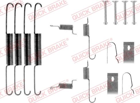 QUICK BRAKE 1050664 - Zestaw montażowy szczęk hamulcowych